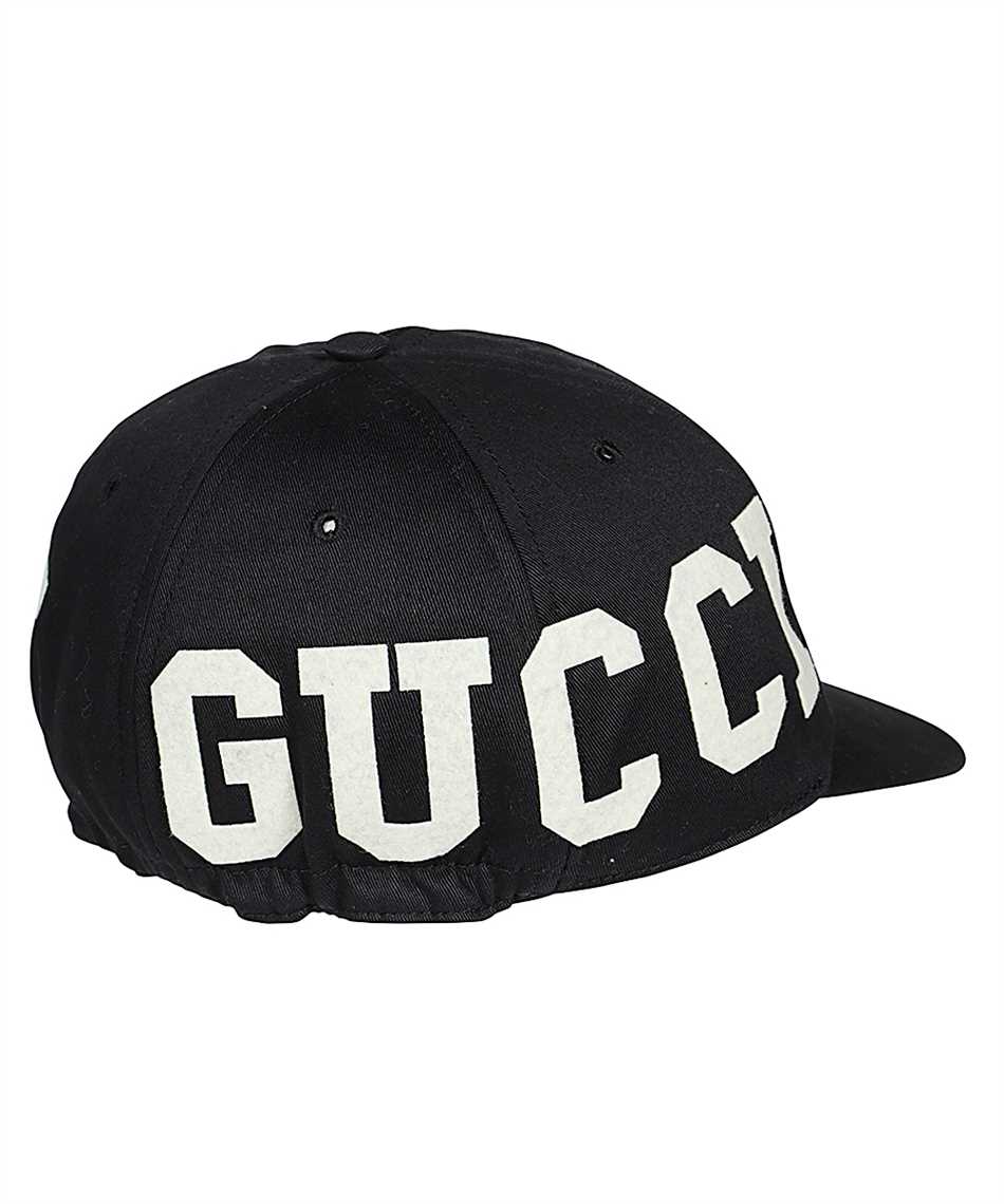 White Gucci Canvas Baseball Cap 