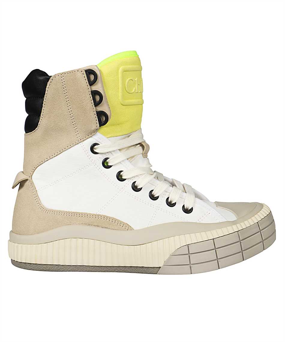 chloe lace high top sneakers