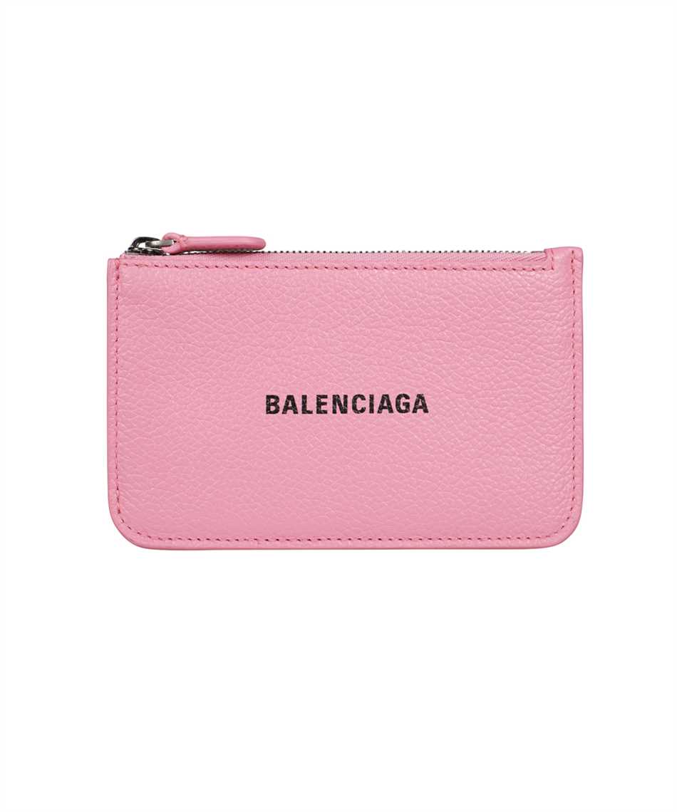 Balenciaga 637130 1IZI3 CASH LARGE LONG COIN Card holder Pink