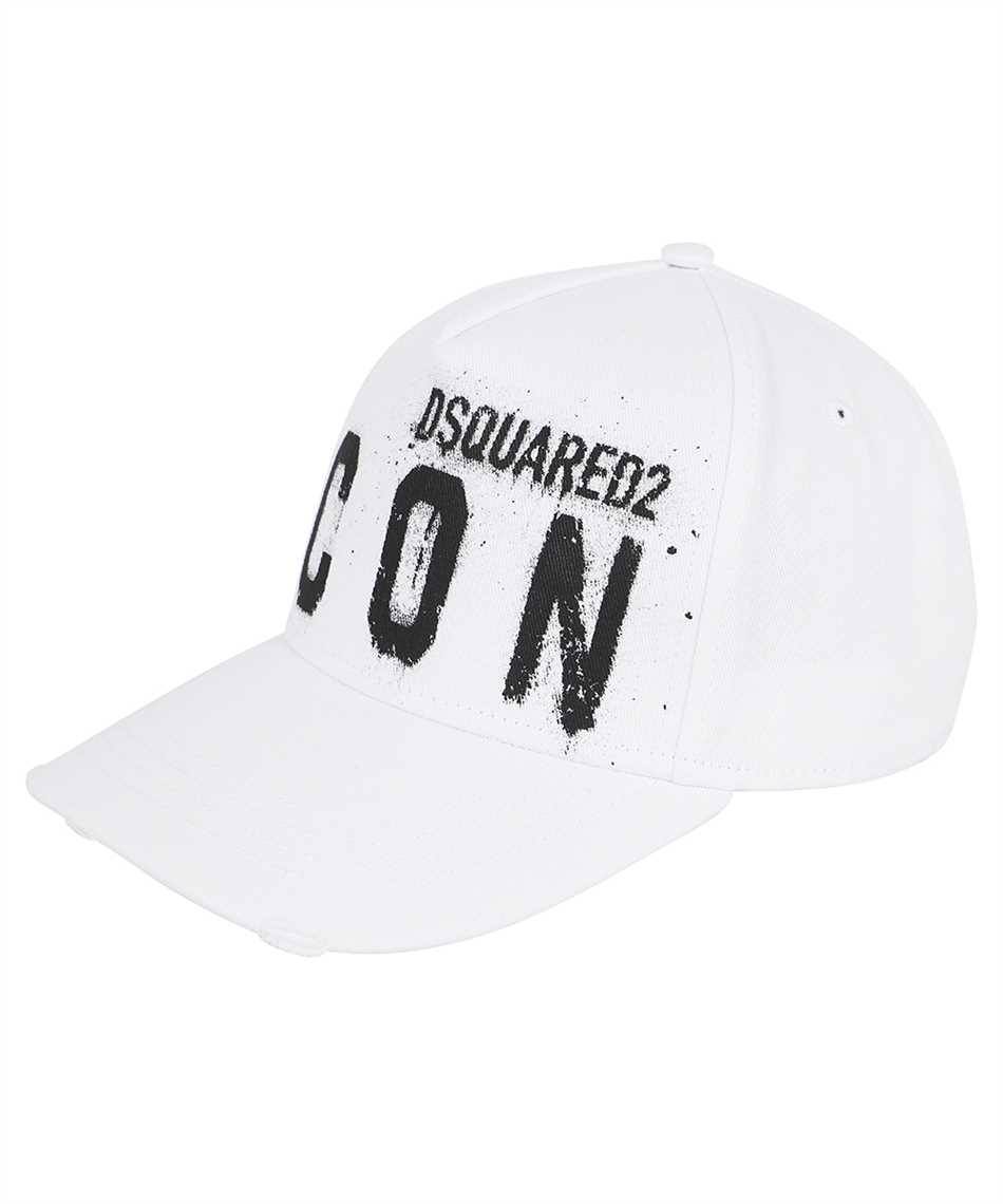 Dochter Ook Luik Dsquared2 BCM0533 05C00001 ICON SPRAY BASEBALL Cap White