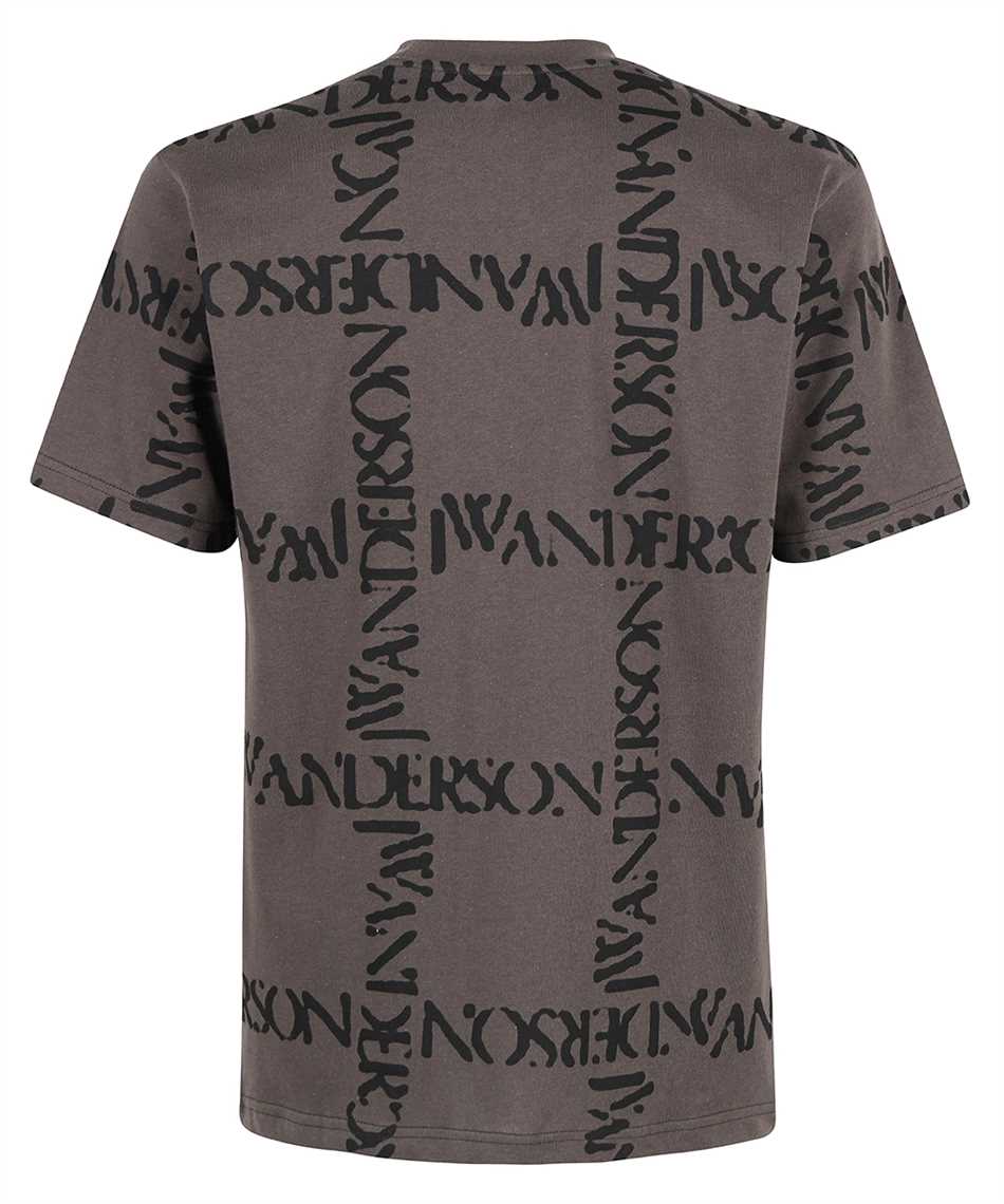 JW Anderson JT0062 PG0079 OVERSIZE LOGO GRID T-shirt 2
