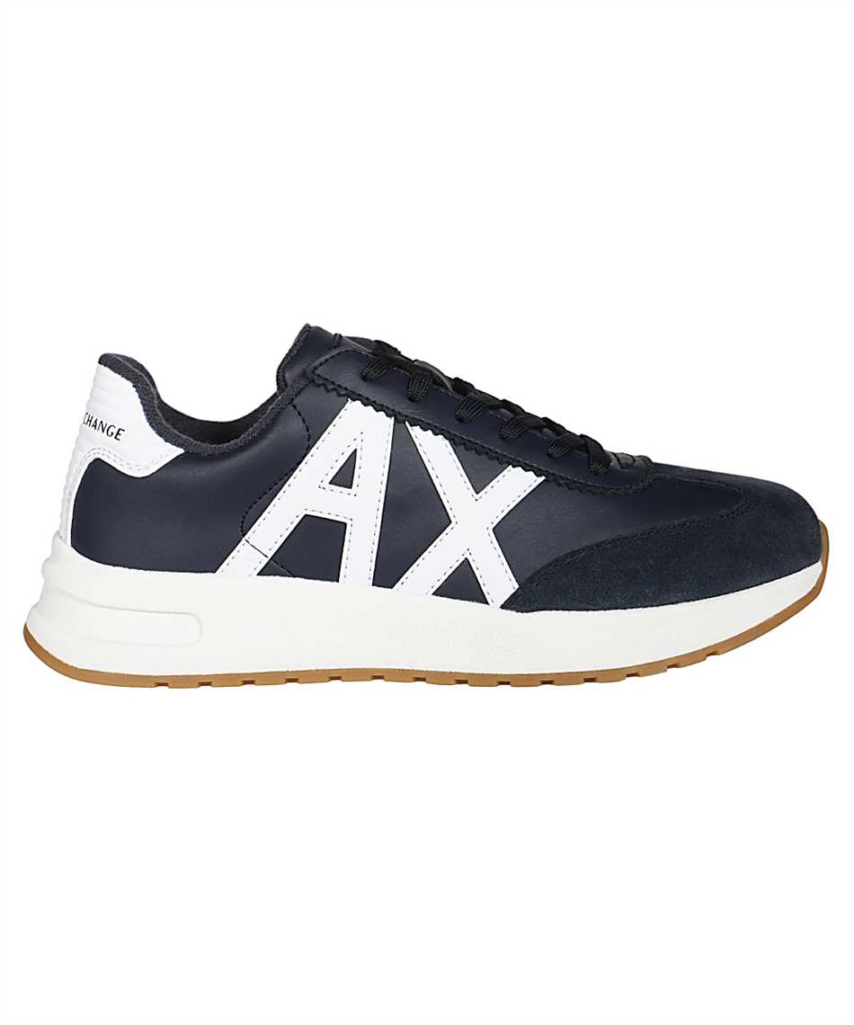 armani exchange leather sneakers