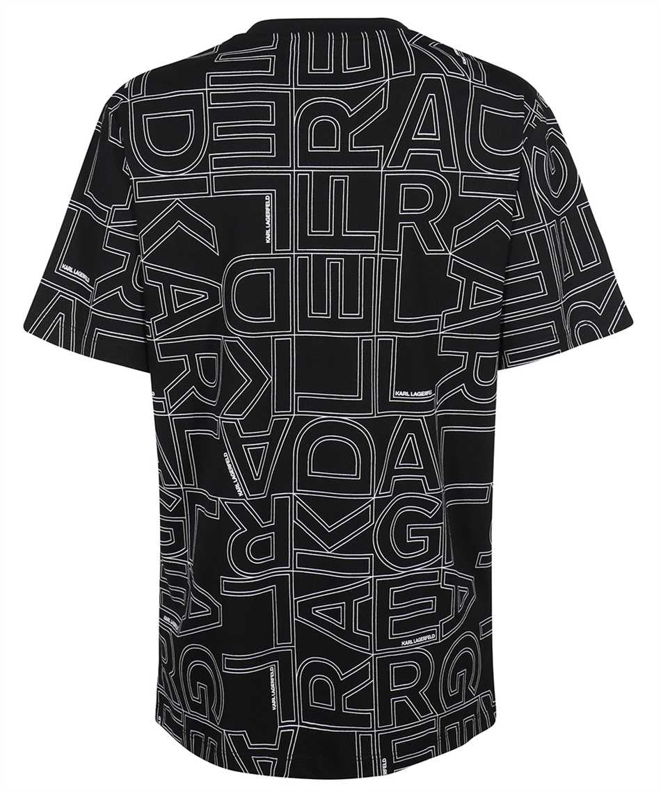 Karl Lagerfeld 235W1713 ALL-OVER KARL LOGO T-shirt 2