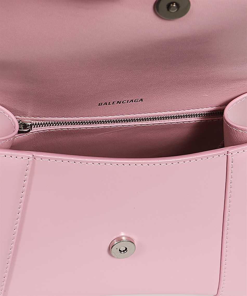 Balenciaga Hourglass Small Top Handle Bag in Pink