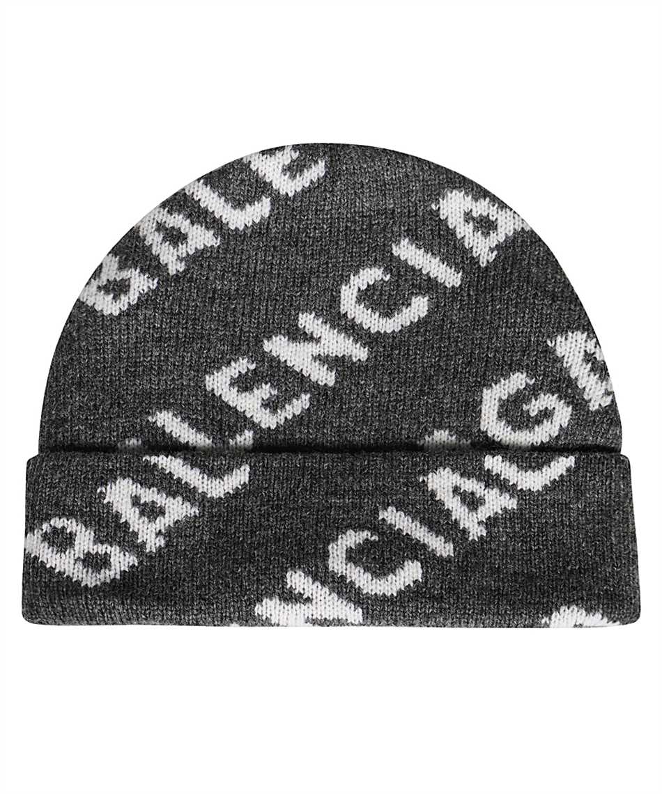 balenciaga logo beanie