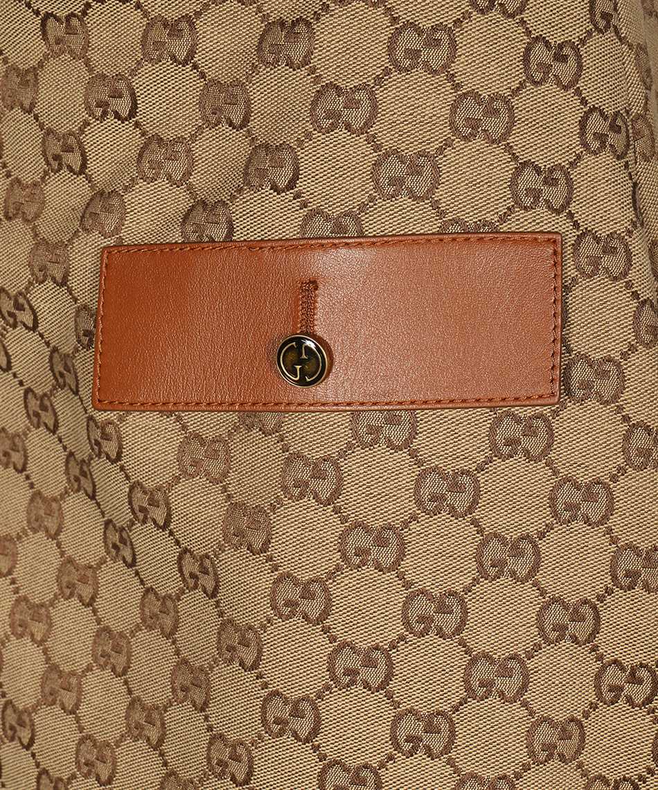 Animal jumbo GG canvas skirt in beige and blue  GUCCI US