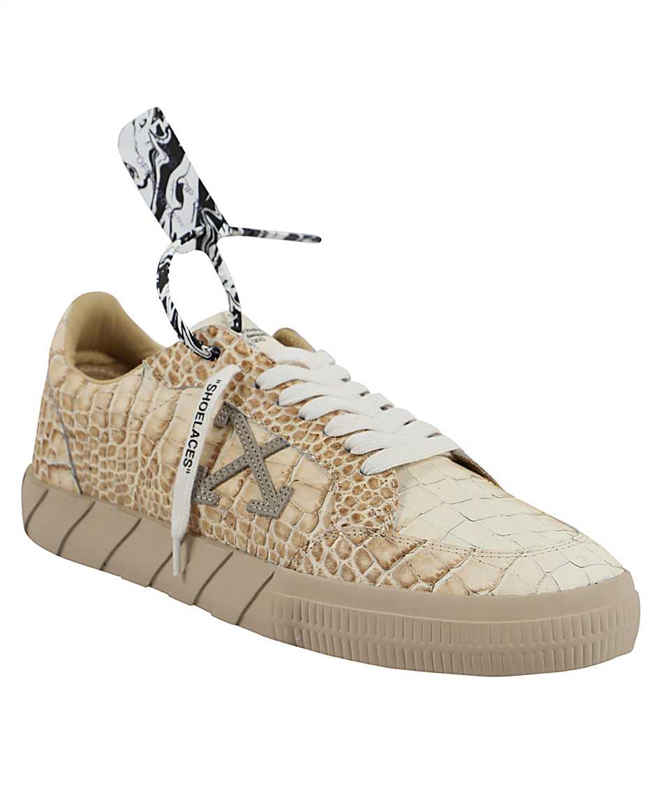 off white low vulcanized sneakers beige
