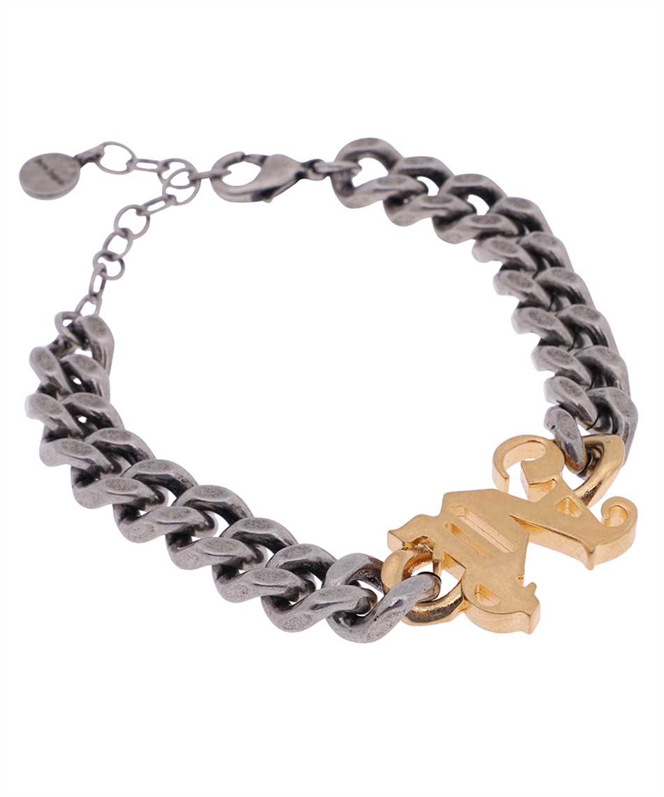 Palm Angels PMOA033F23MAT001 PA MONOGRAM CHAIN Bracelet Silver