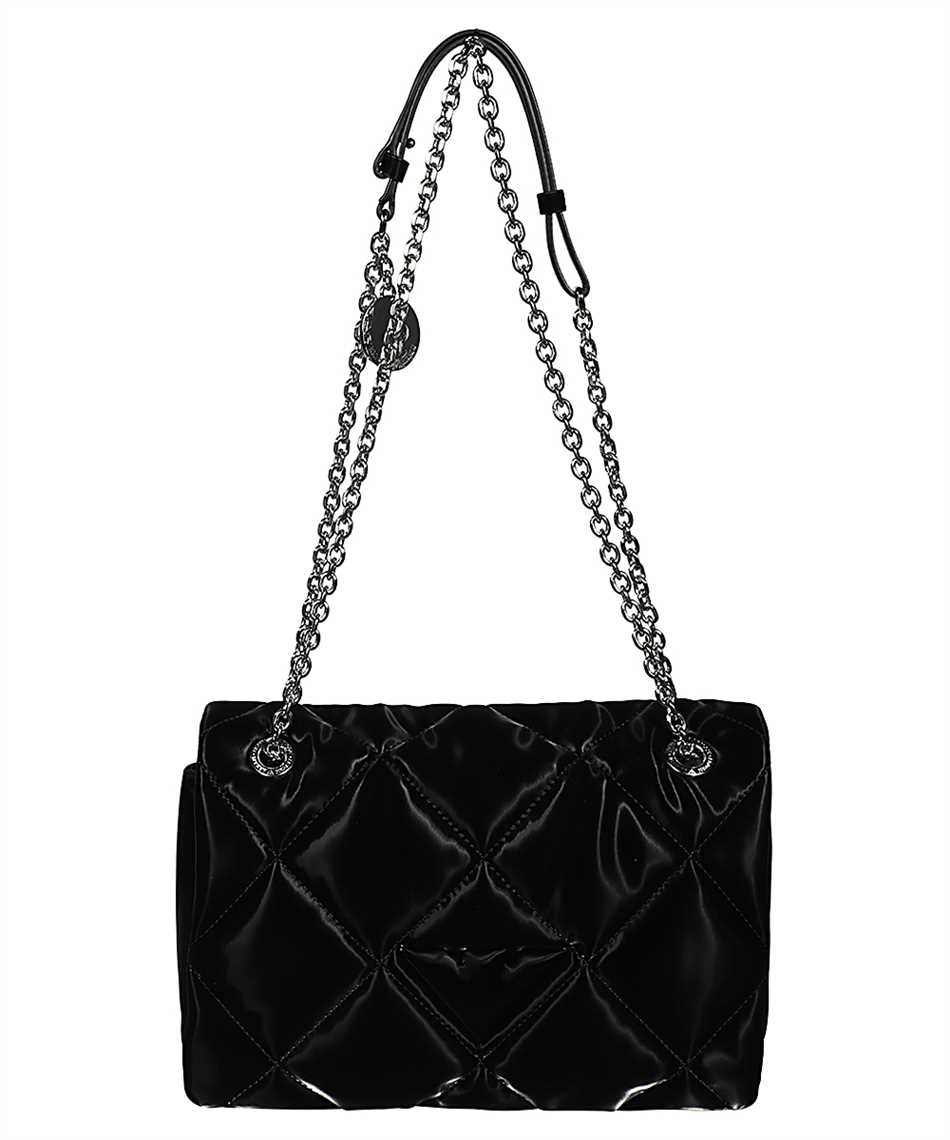 Emporio Armani Y3B208 YWE7E SHINY WET LOOK NYLON SHOULDER WITH Bag