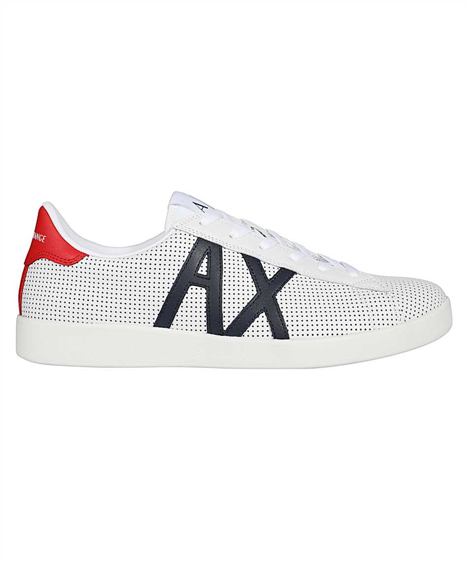 armani exchange white shoes