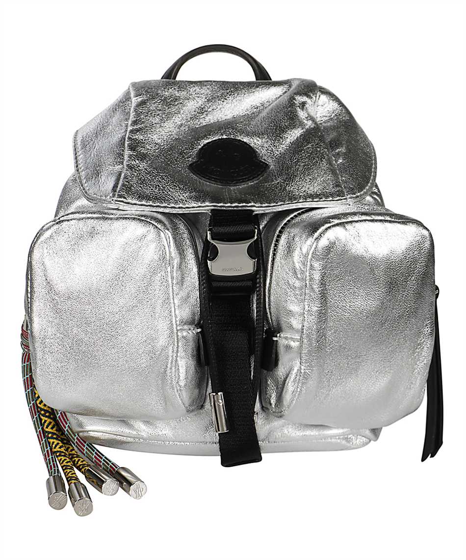 mini silver backpack