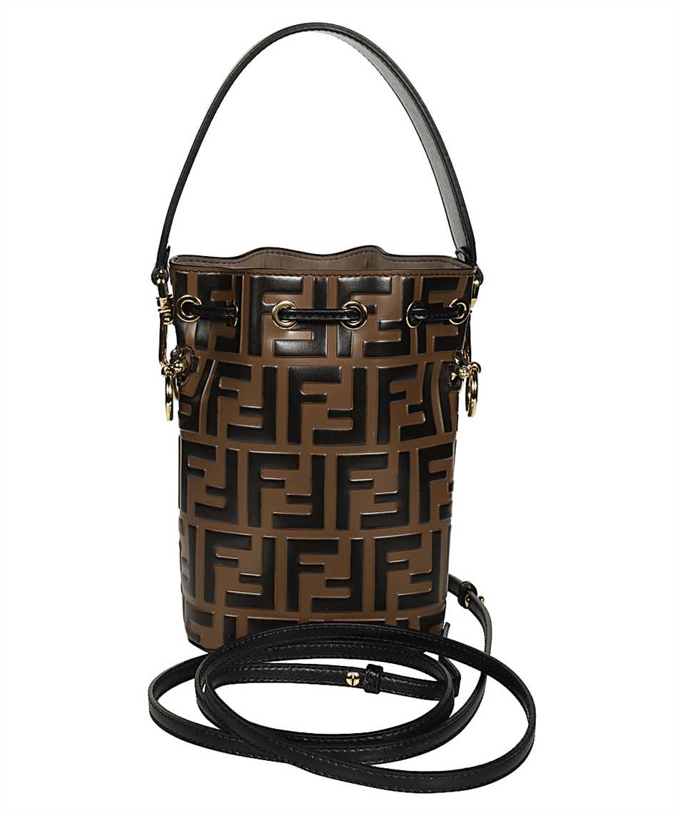 Fendi 8BS010 A659 MON TRESOR Bag Brown