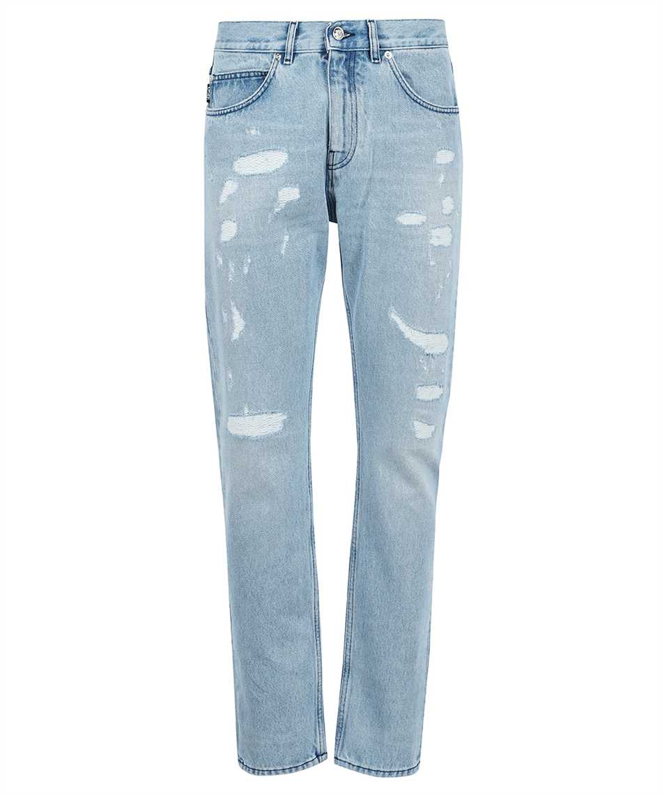 Versace A86452 1A02473 STRAIGHT-LEG DENIM Jeans Blue