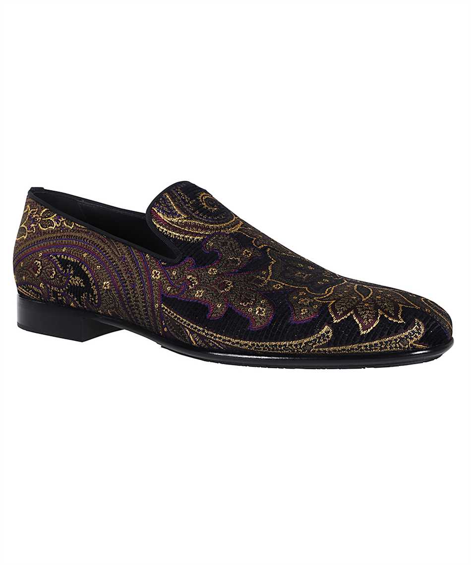 Etro MS4K0002 AQ238 PAISLEY METALLIC JACQUARD Mocassini 2