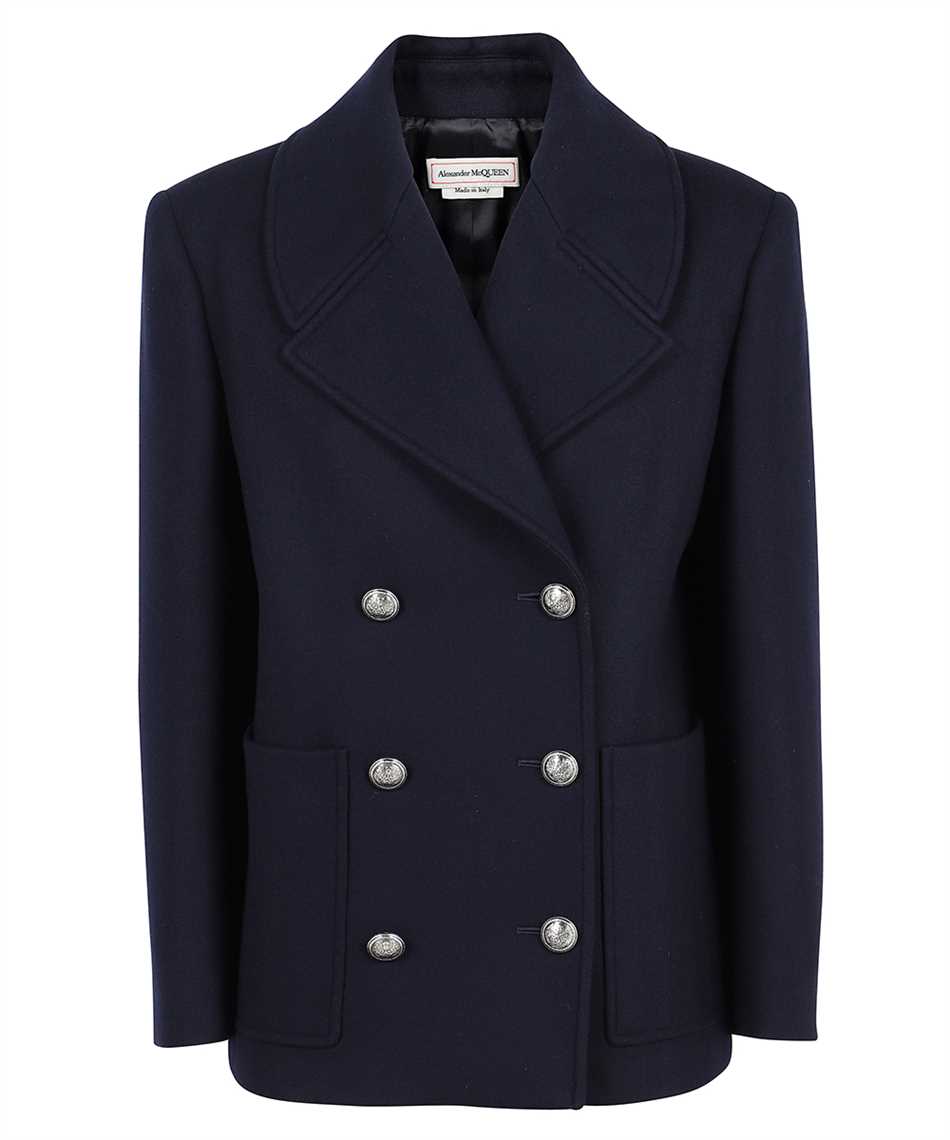alexander mcqueen peacoat