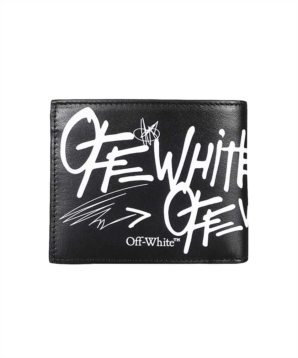Off-White OMNC094S26LEA004 LOGO BIFOLD Portafoglio 2