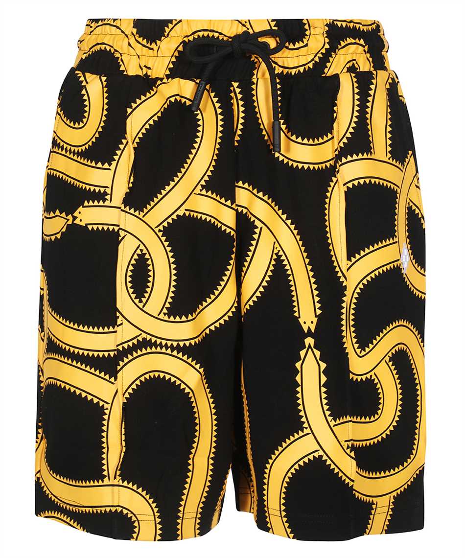 Marcelo Burlon CMCL001F22JER001 ALL OVER SNAKES TRACK Shorts 1