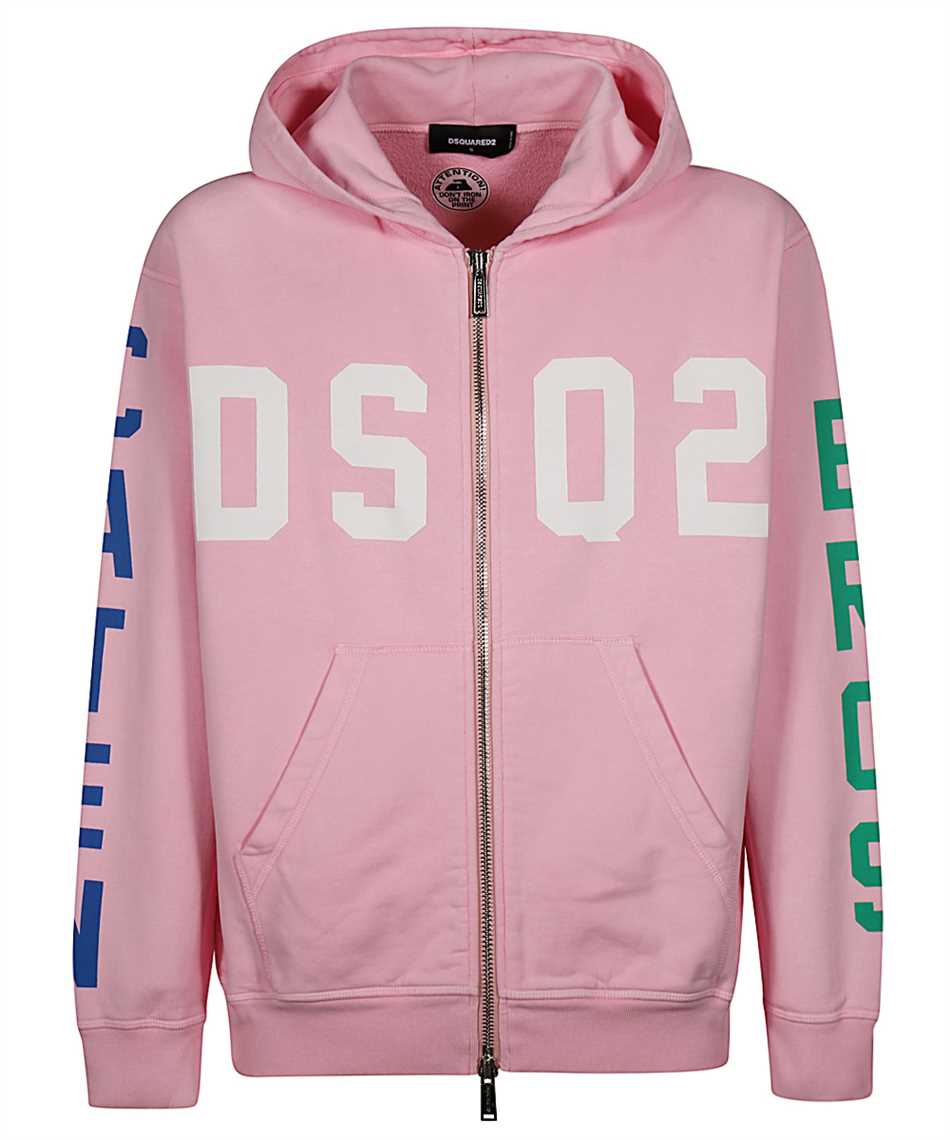 dsquared hoodie pink