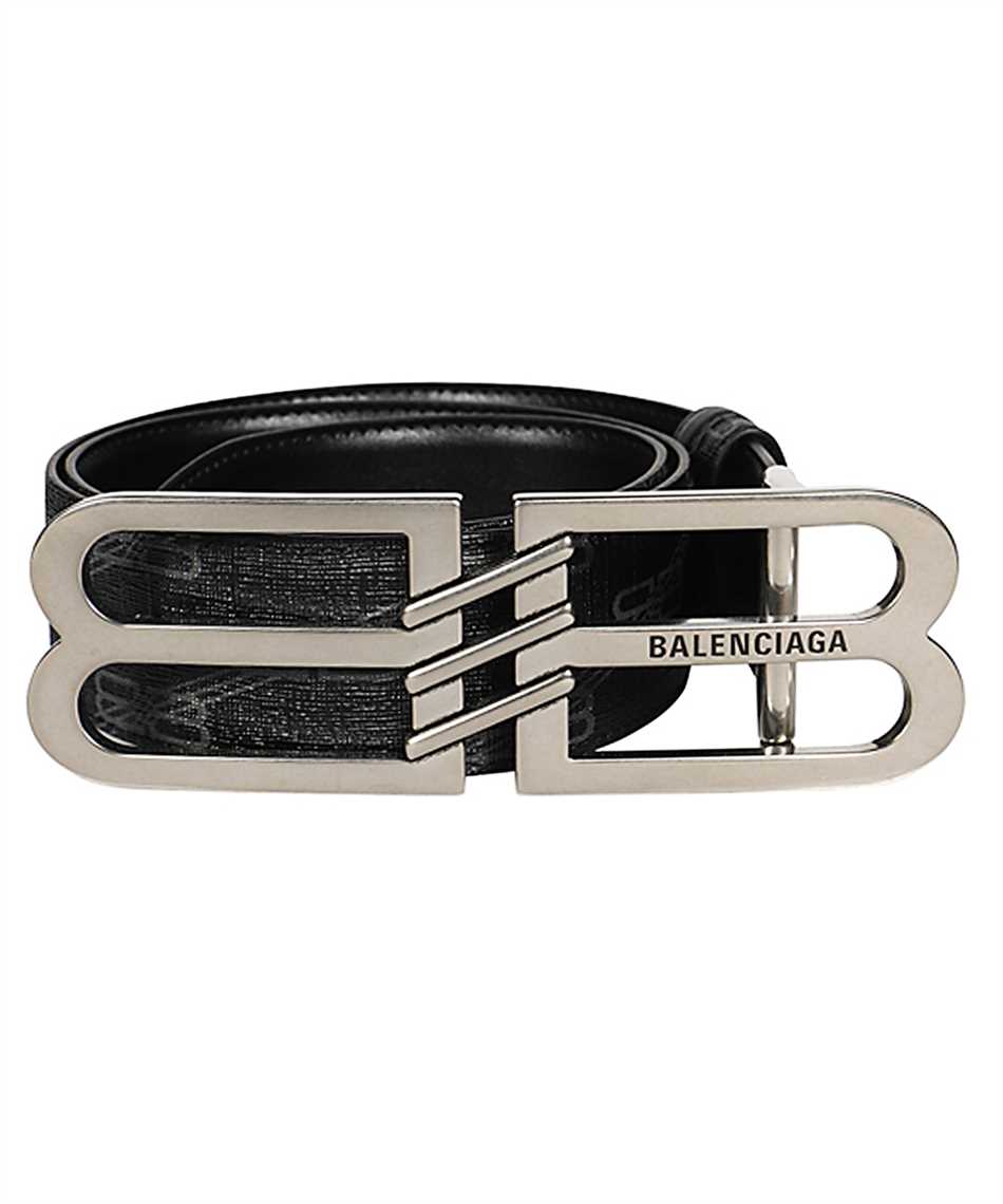 Shop Balenciaga Reversible Bb Monogram Belt