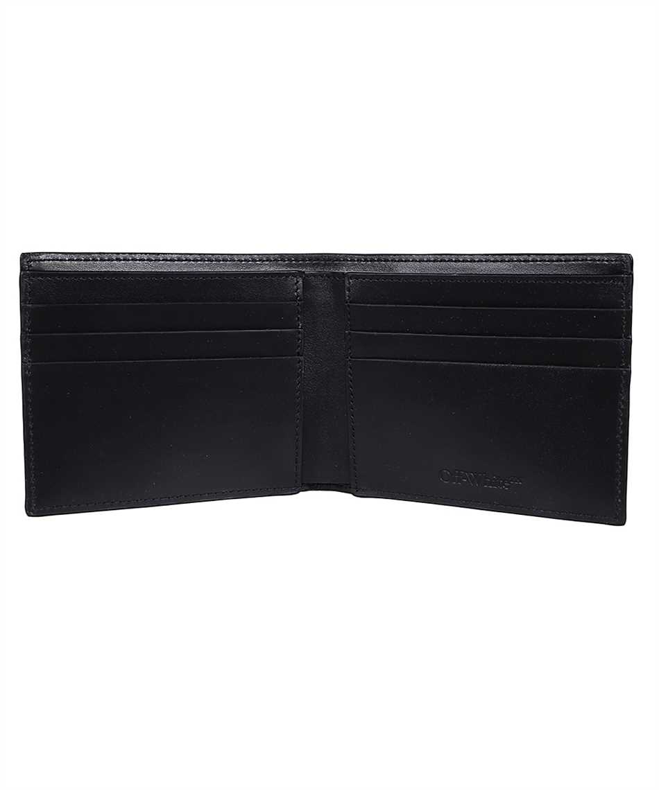 Off-White OMNC09BF25LEA001 DIAG SPRAY BIFOLD Portafoglio 3
