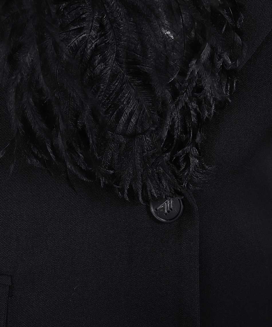 The Attico 260WCG00091 WWW065FS Feather-trim Giacca 3