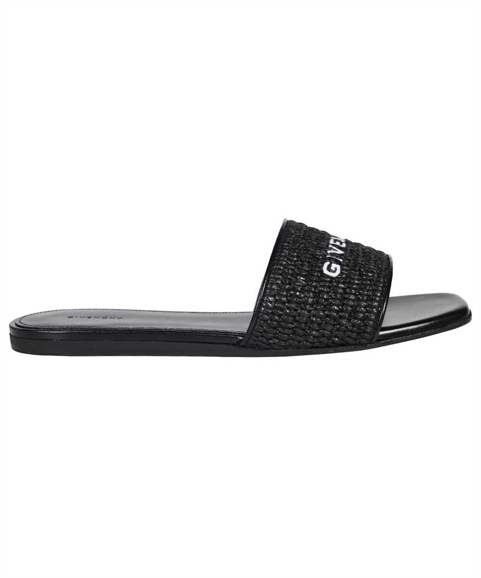 Givenchy BE3086E1T5 4G FLAT IN RAFFIA Sandals 1