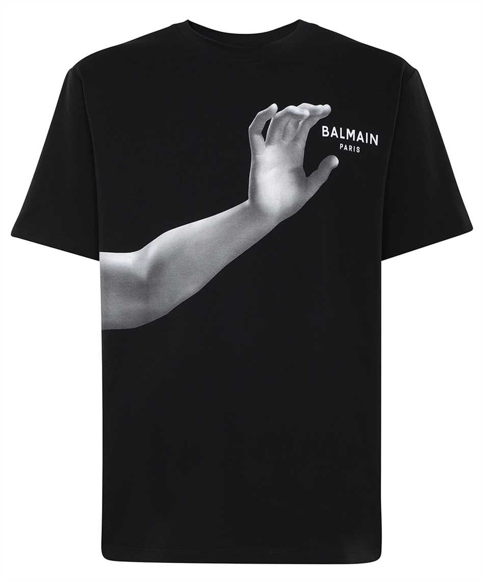 Balmain AH0EG000GC86 STATUE PRINTED T-Shirt 1