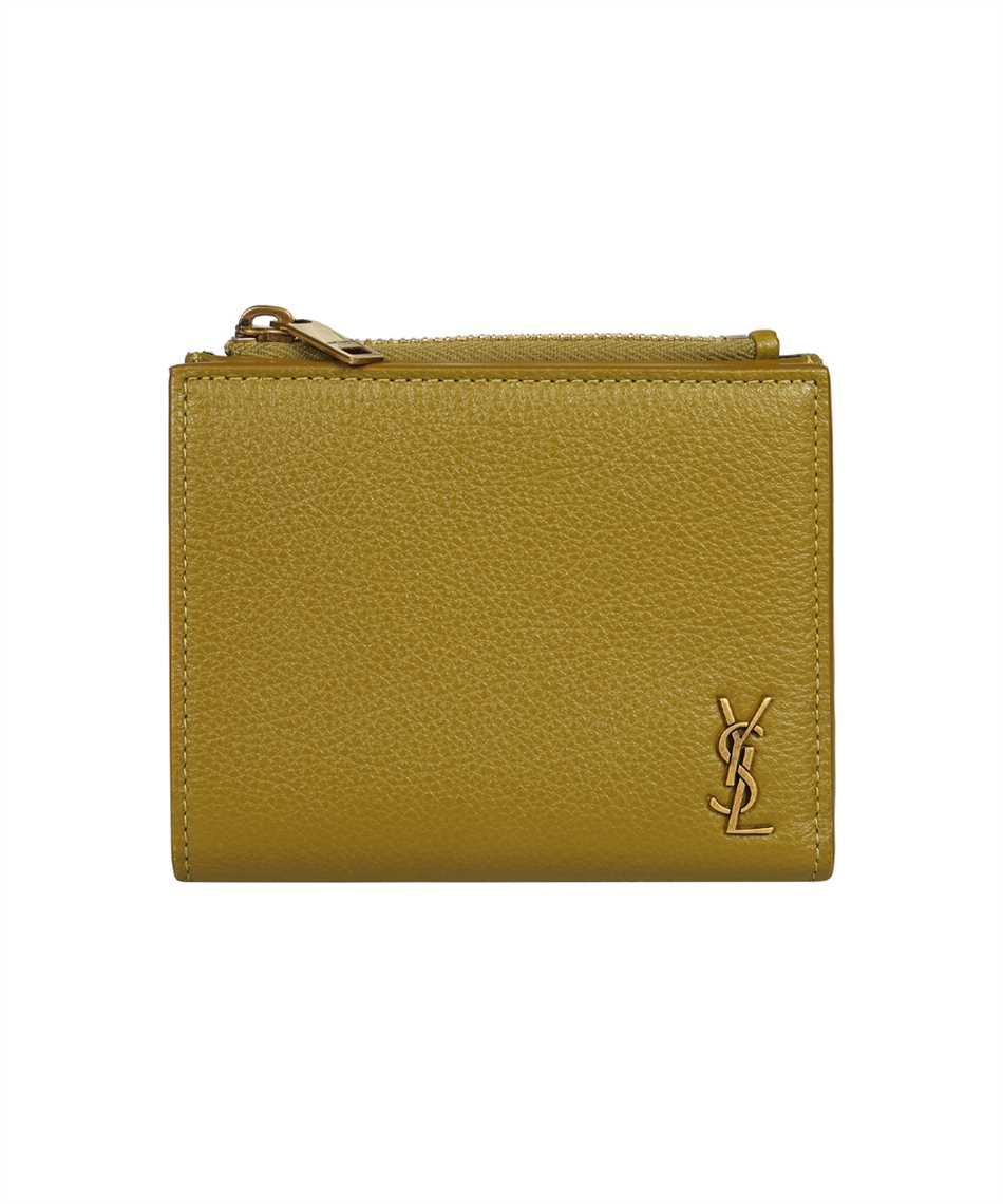 Saint Laurent Ysl Monogram Tiny Zip Card Case Wallet