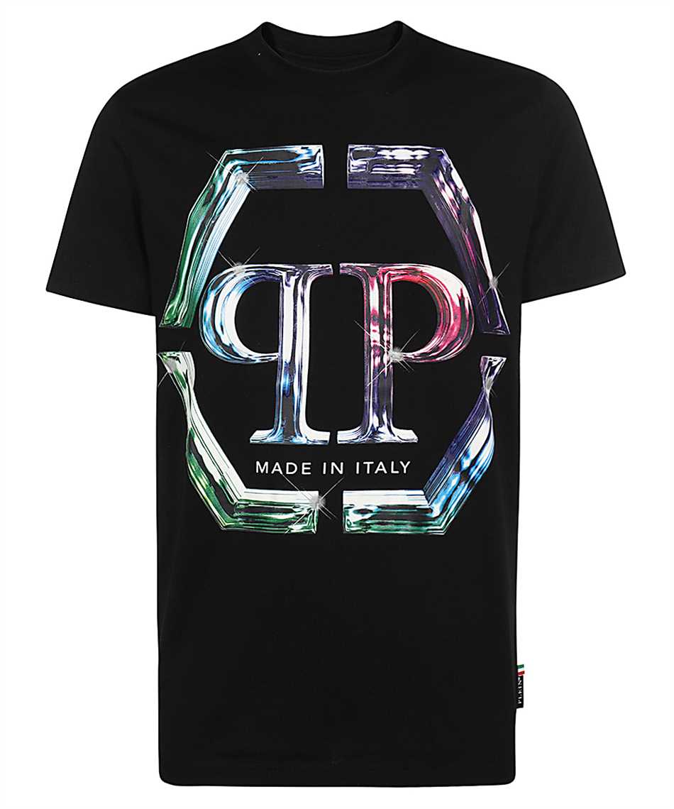 Philipp Plein AACC MTK6219 PJY002N PP GLASS T-Shirt 1
