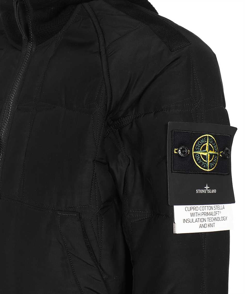 Stone Island 43433 CUPRO COTTON STELLA WITH PRIMALOFT� INSULATION TECHNOLOGY AND KNIT Cappotto 3