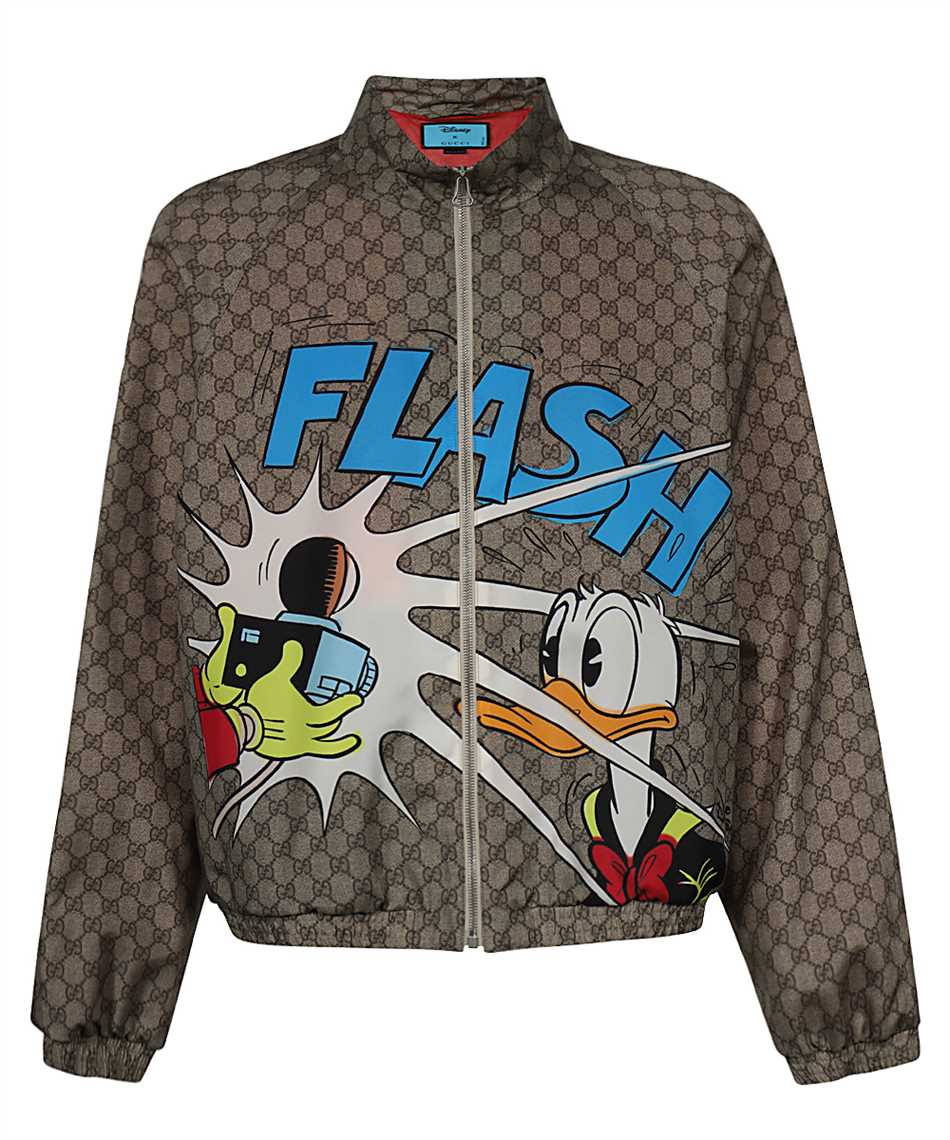 gucci all over print jacket