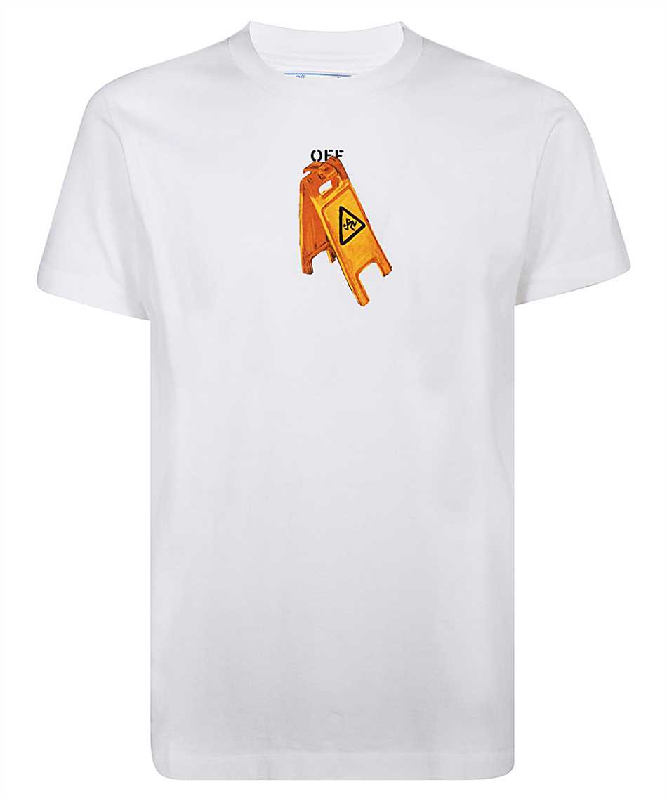 Off-White OMAA027F20FAB003 PASCAL SKELETON T-Shirt Weiss