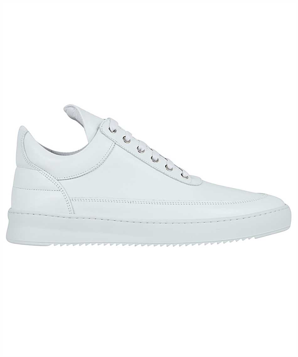 filling pieces low top ripple nappa all white