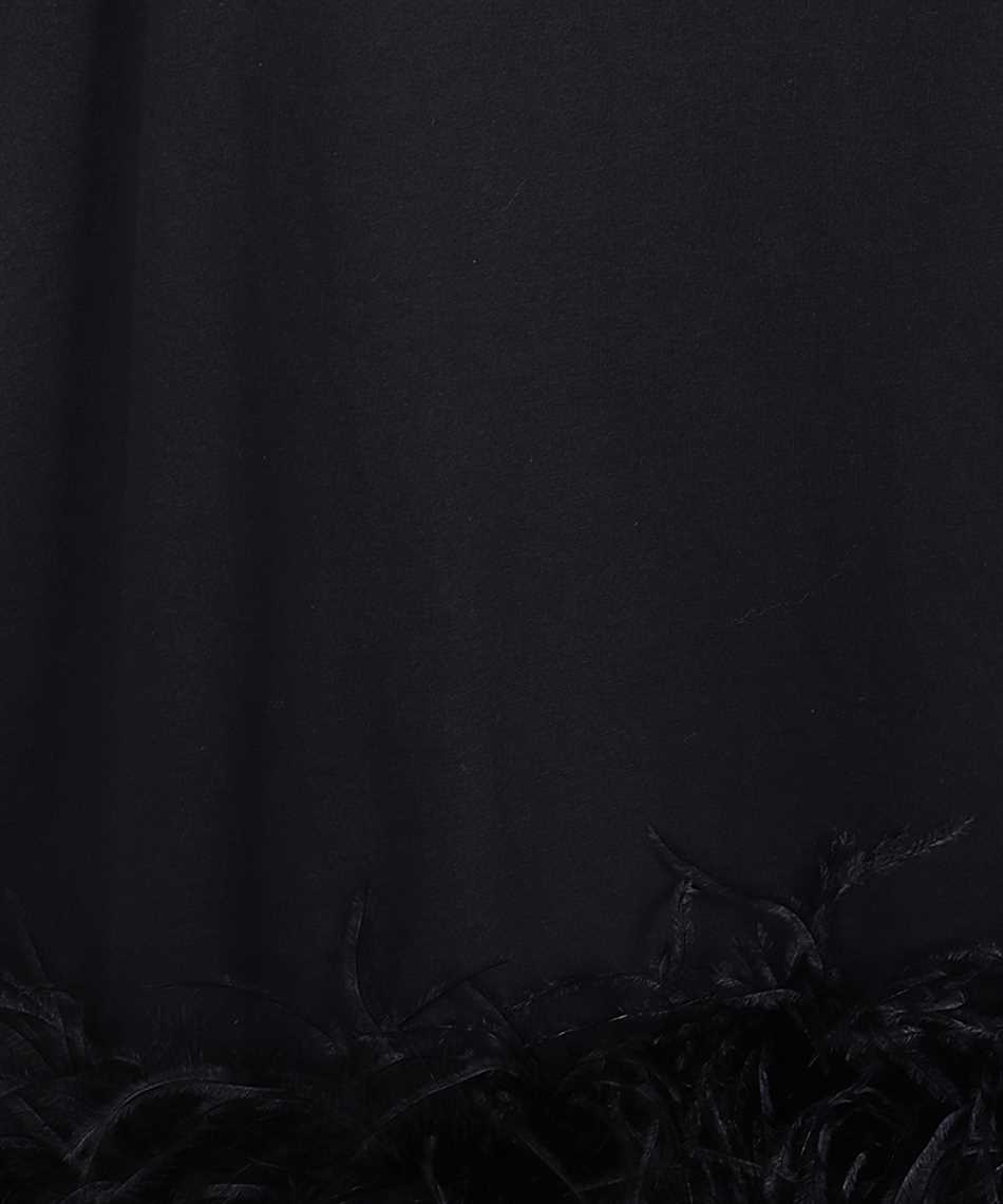 The Attico 260WCA00469 JJJ025MU Feather-trimmed Abito 3