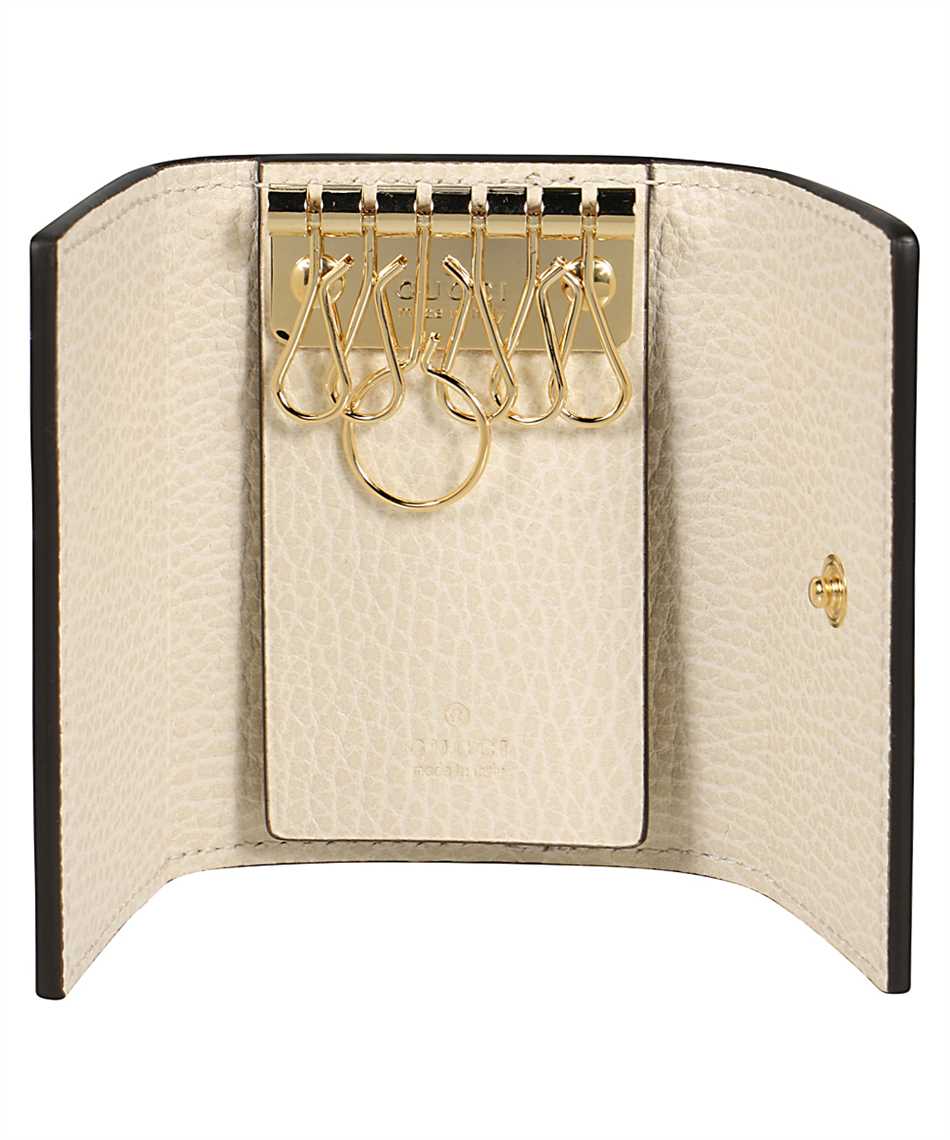Gucci 456118 17WAG GG MARMONT Key holder White