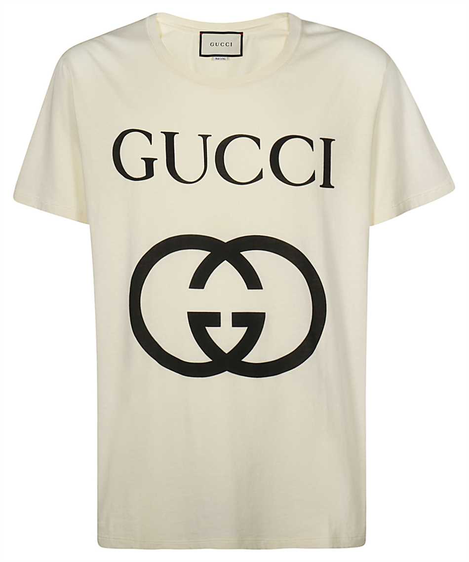 prejudice Museum Supervise Gucci 493117 X3Q35 OVERSIZE T-shirt White