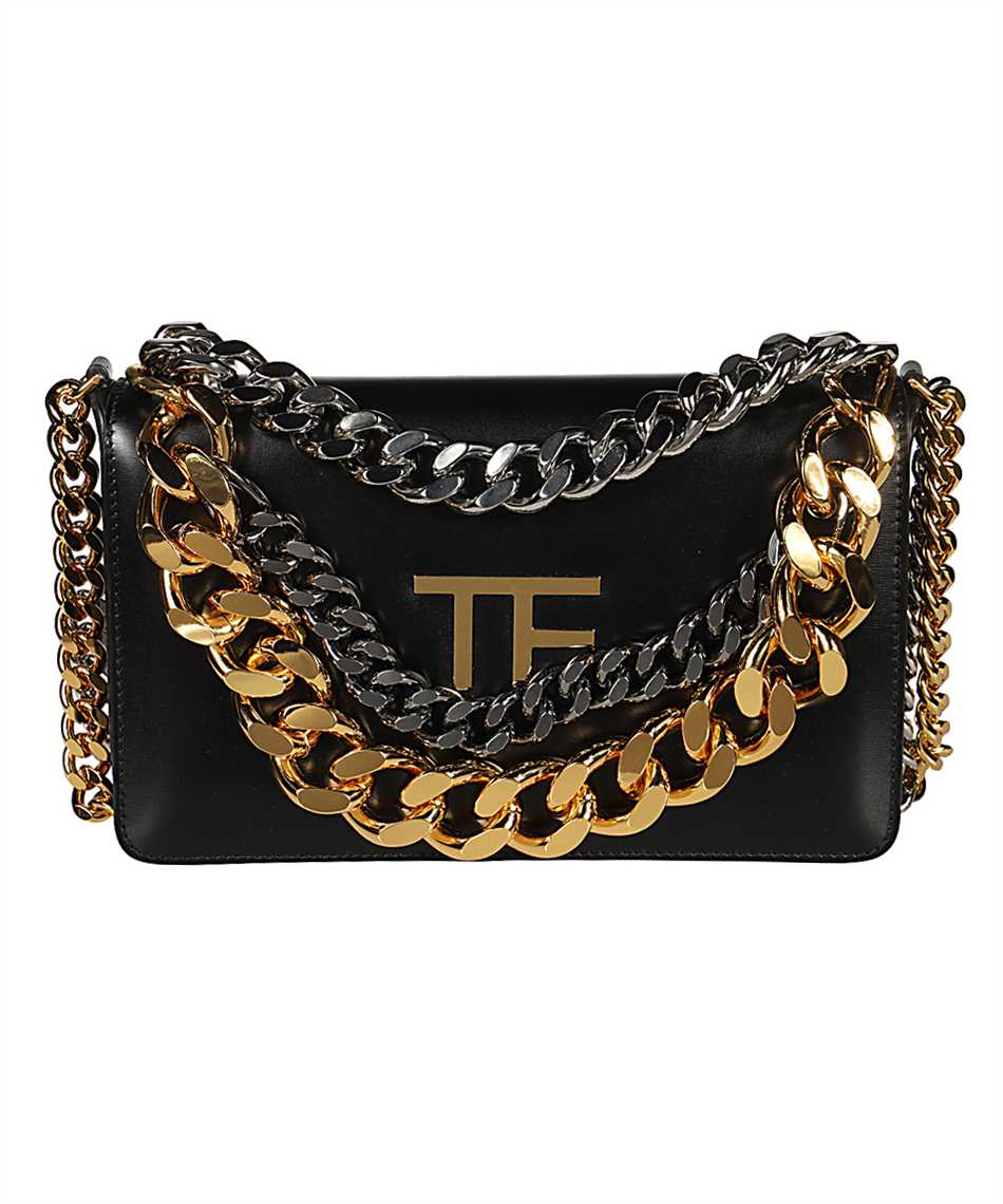 Tom Ford L1251Q LCL056 TRIPLE CHAIN Bag Black