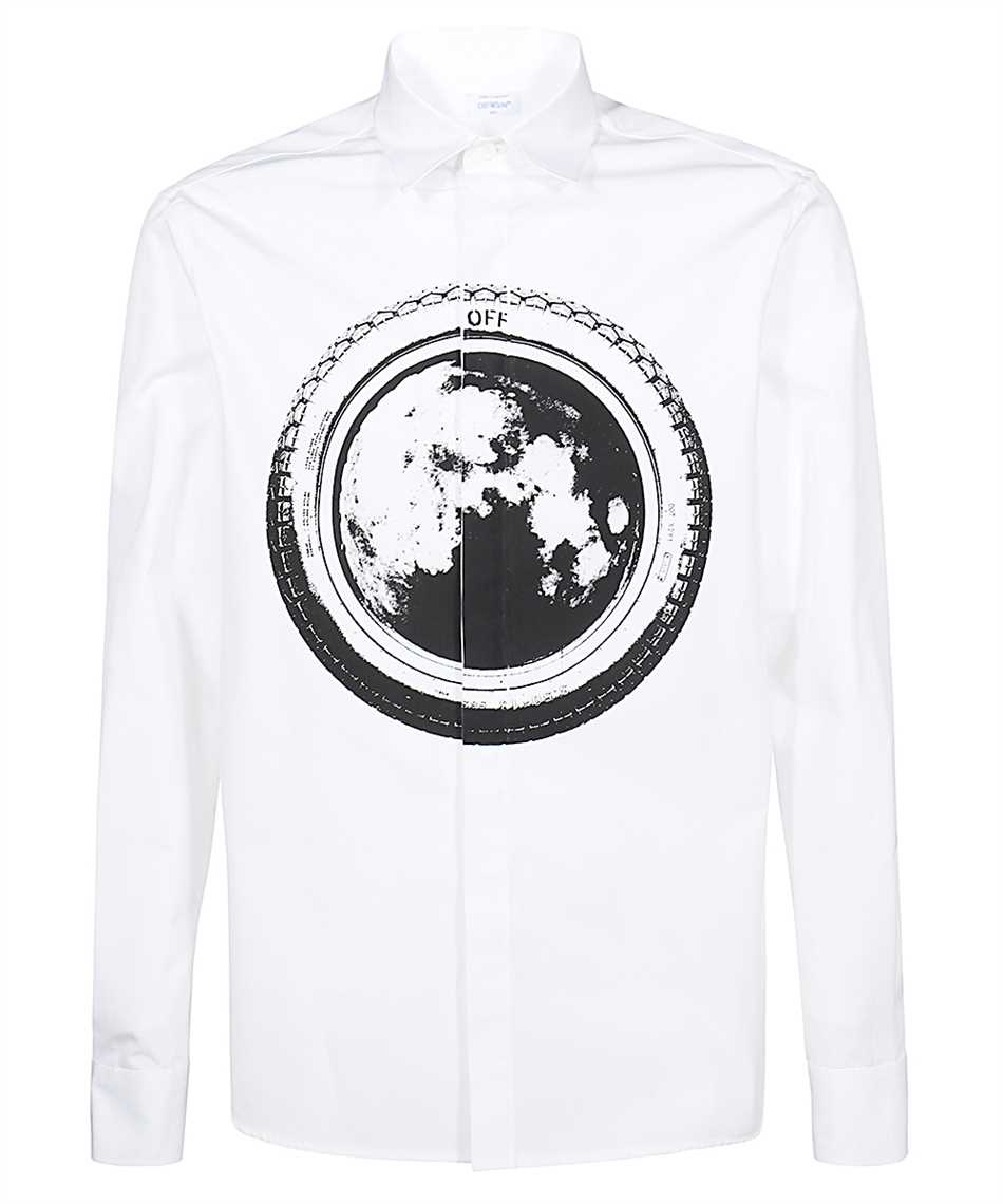 Off-White OMGE024F23FAB001 TYRE MOON HEAVYCOT ROUND Shirt 1