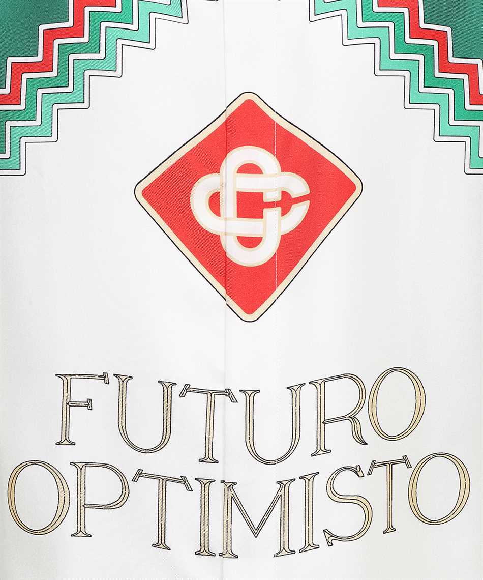 Casablanca MS23 SH 021 02 FUTURO OPTIMISTO SILK Camicia 3