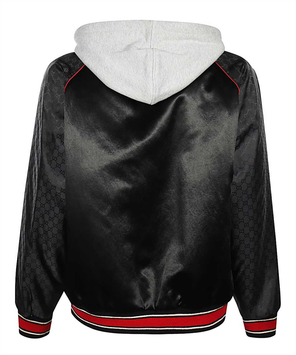 black gucci bomber jacket