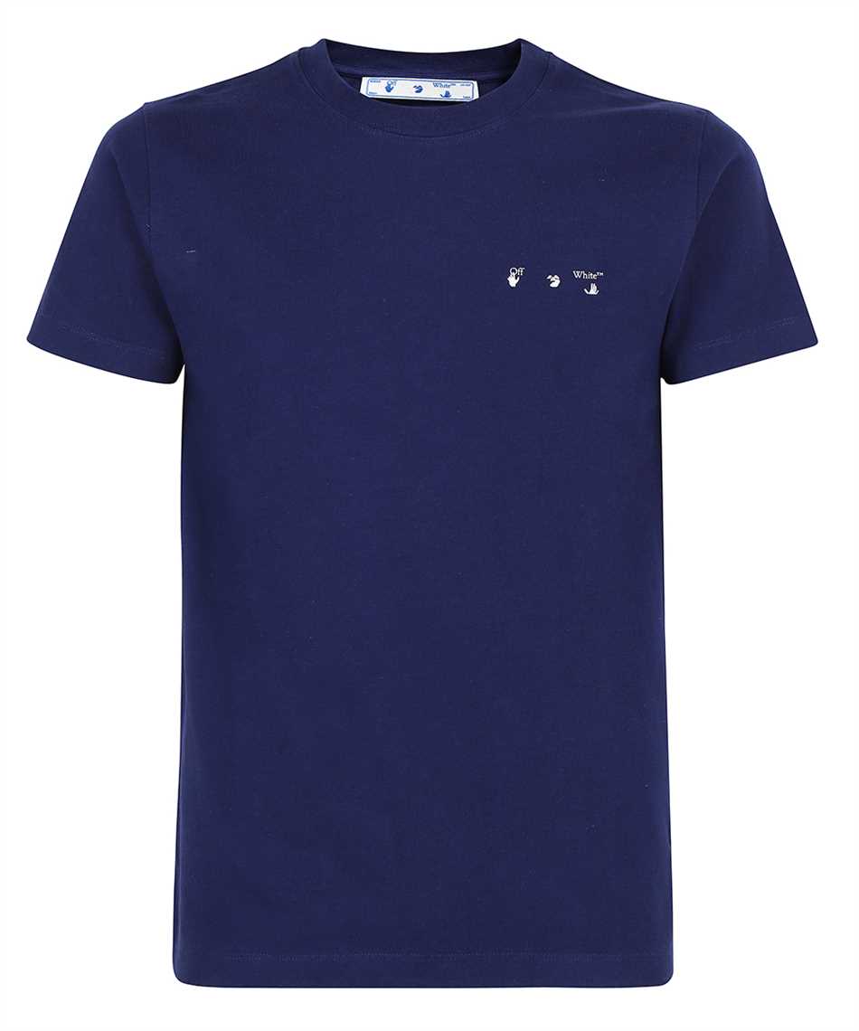 off white blue arrow t shirt