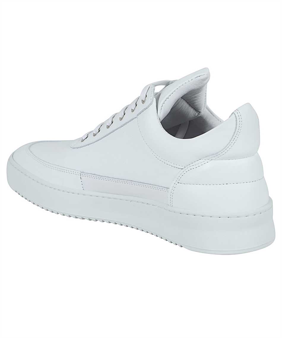 low top ripple nappa all white