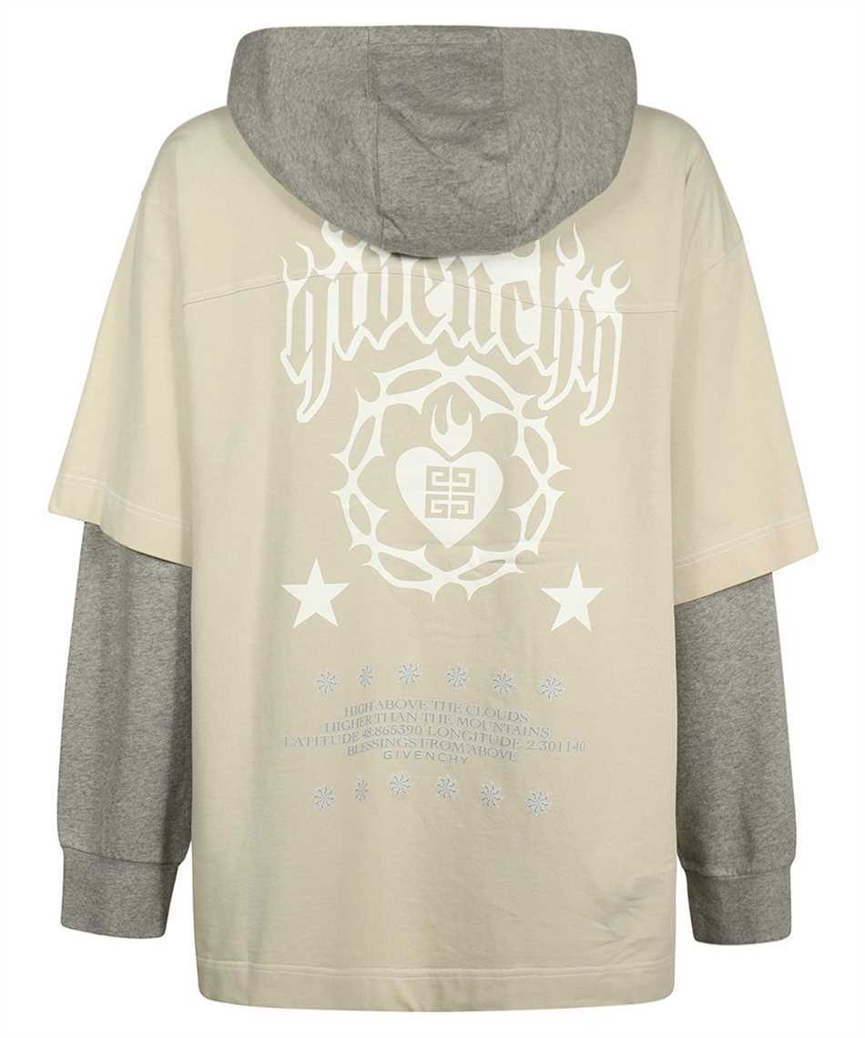 Givenchy BMJ0M03YHU ULTRA FIT DOUBLE LAYER Kapuzen-Sweatshirt 2