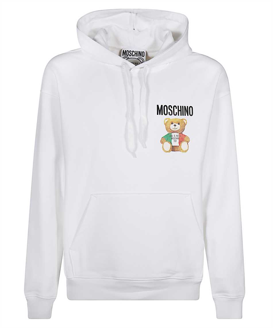 moschino hoodie white