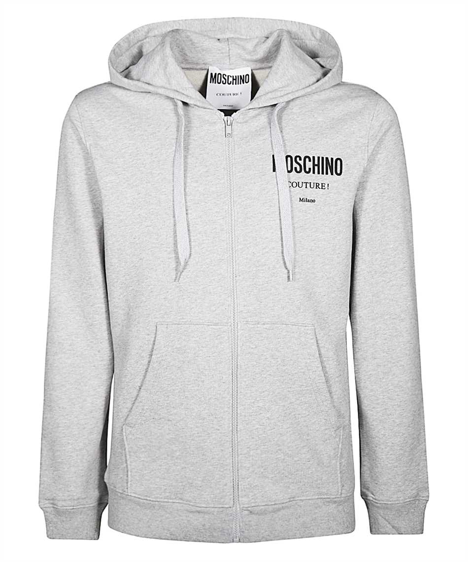 grey moschino hoodie