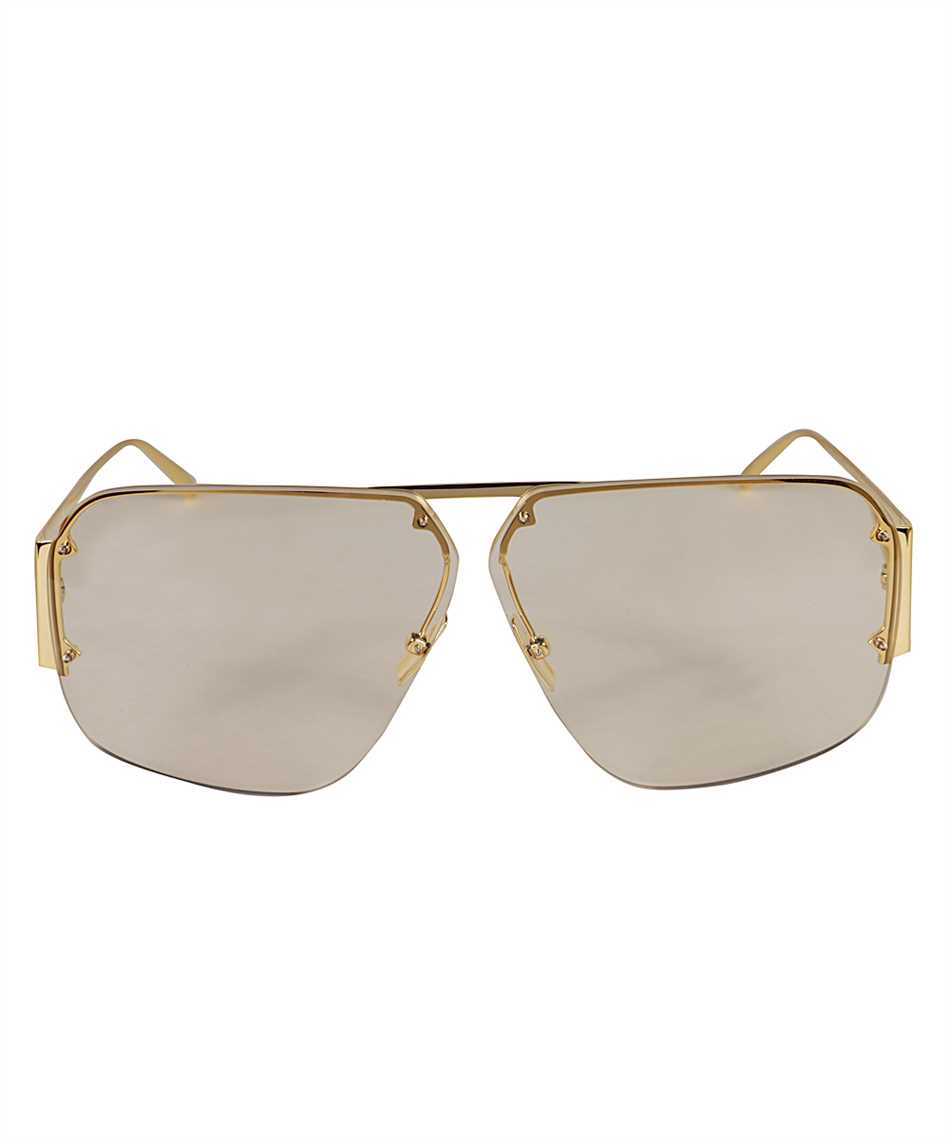 Aviator Sunglasses in Gold - Bottega Veneta