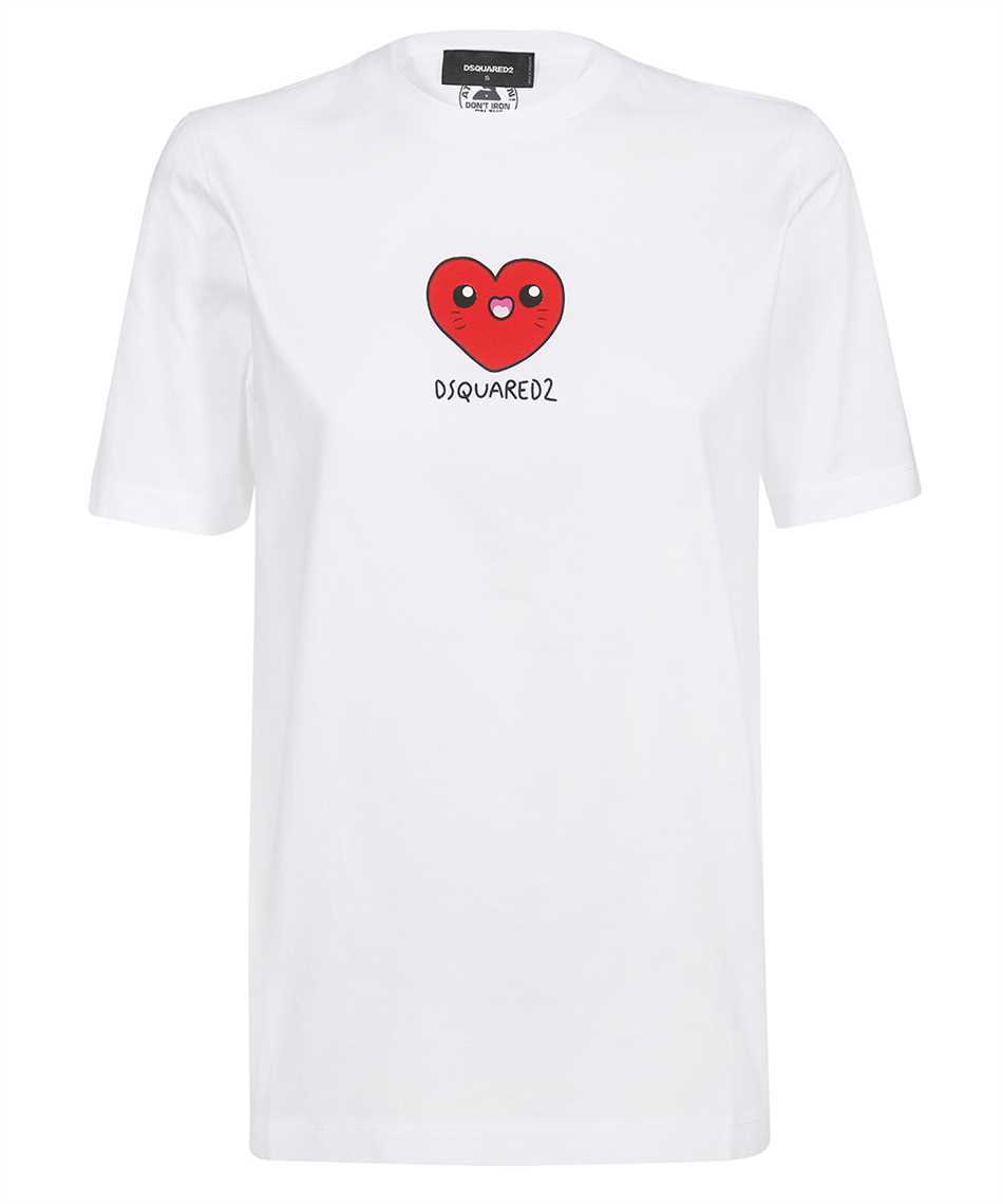 Dsquared2 S72GD0380 S23009 HEART ME T-shirt White