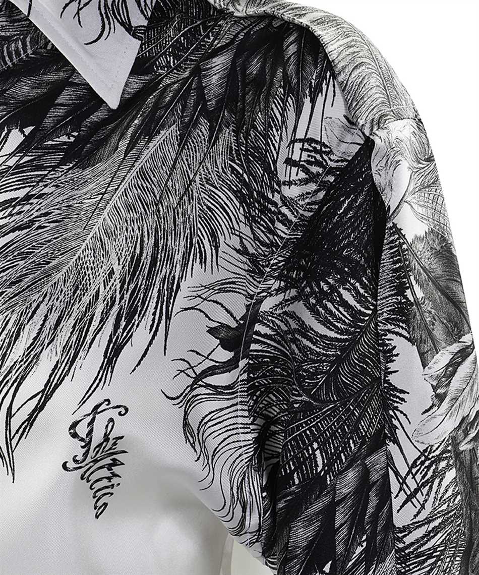 The Attico 260WCW00257 SSS028PR Feather Print Abito 3