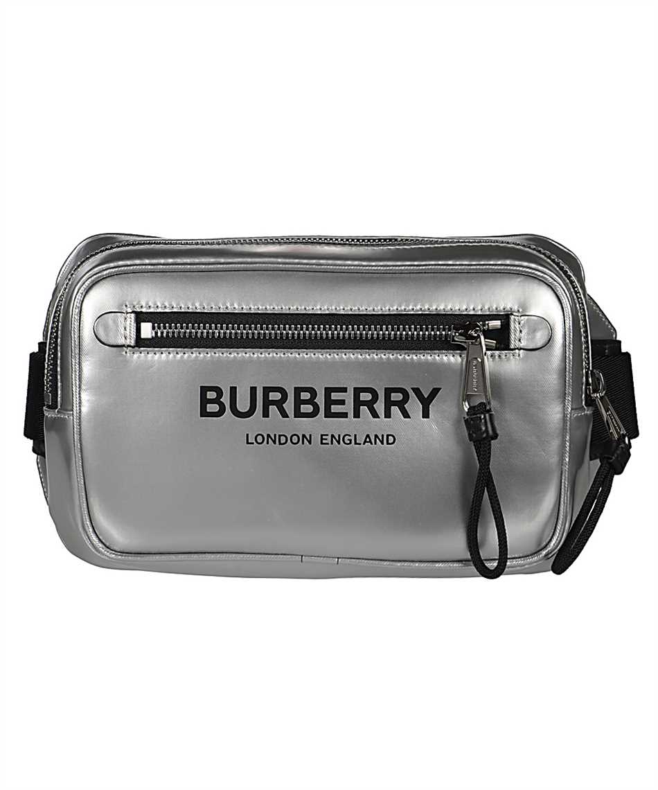silver waist bag