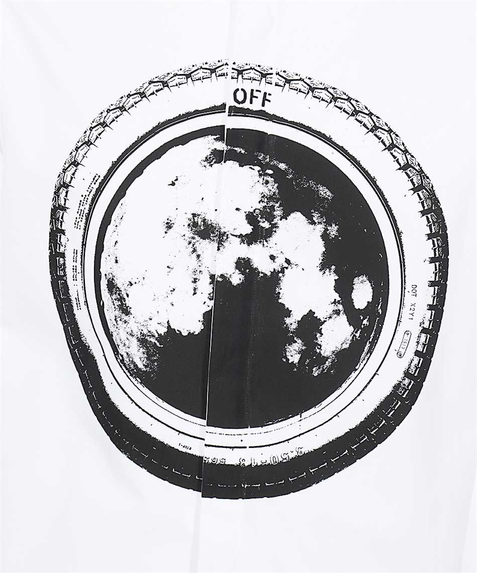 Off-White OMGE024F23FAB001 TYRE MOON HEAVYCOT ROUND Camicia 3